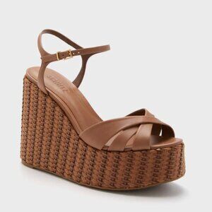 Schutz Platform Wedge Sandals